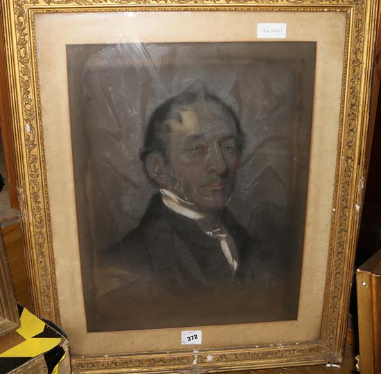 Pastel portrait of a Gent(-)
